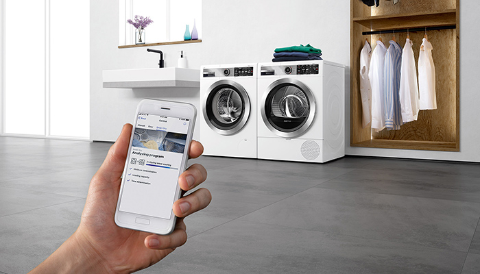 Bosch Smart Dry capability with the BSH Home Connect app