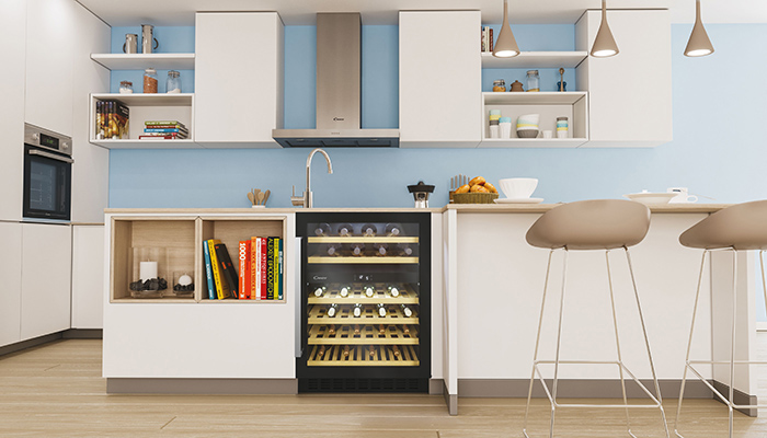 In response to lockdown demand Hoover launched a series of new wine coolers including this model, which holds 46 standard size bottles on wooden shelves