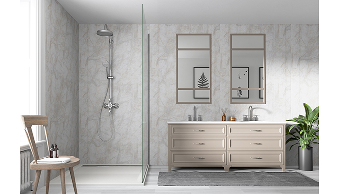 Mermaid Panels' Himalayan Marble from the Elite range