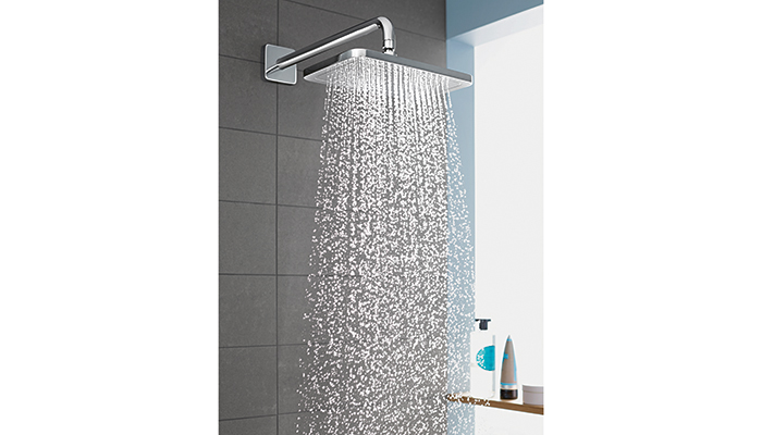 Croma E overhead showerhead with CoolContact technology
