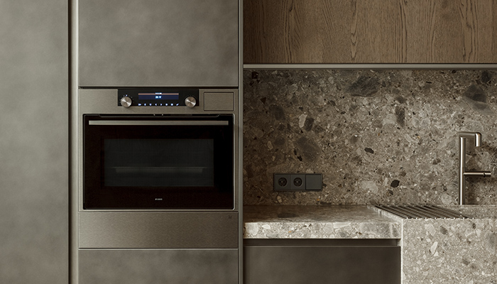 From ASKO’s Craft range, the compact OCSM8487B has a dark grey brushed stainless steel finish and a generous 50-litre capacity