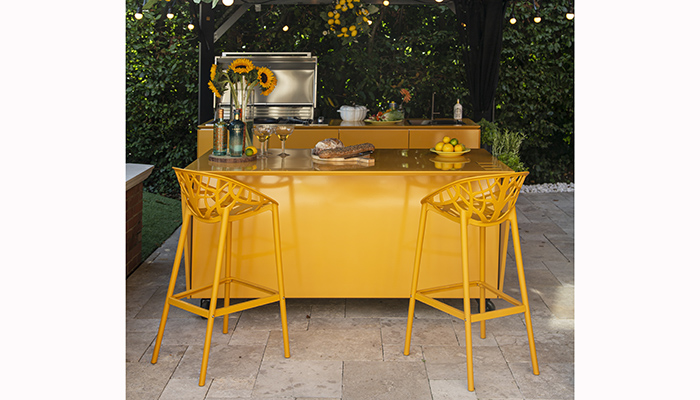Adapt island and 240 unit in Ochre, with grill