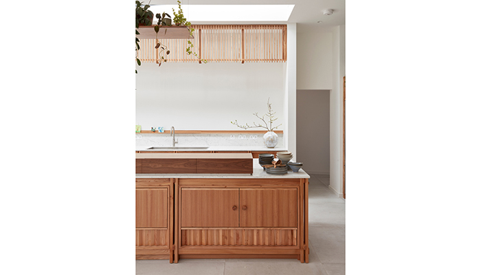 Caesarstone 5143 White Attica, Kitchen design by H. Miller Bros