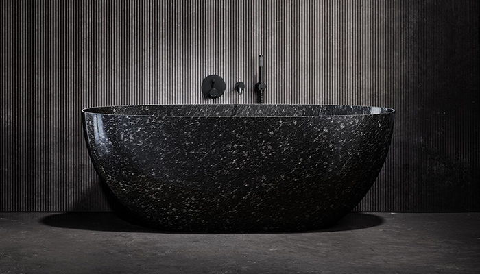 The Vivere Forged Carbon Fibre Bath