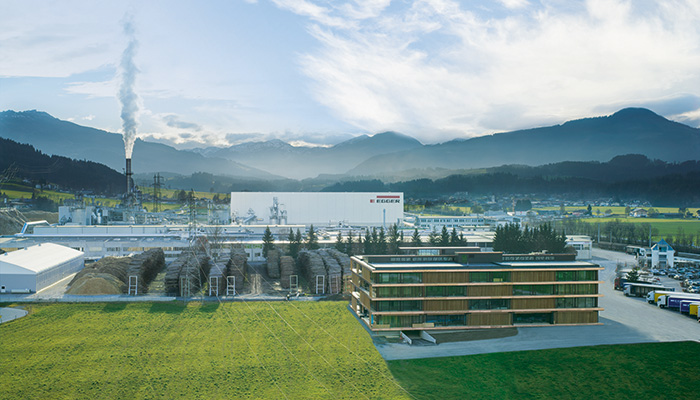 Egger's headquarters in St Johann in Austria