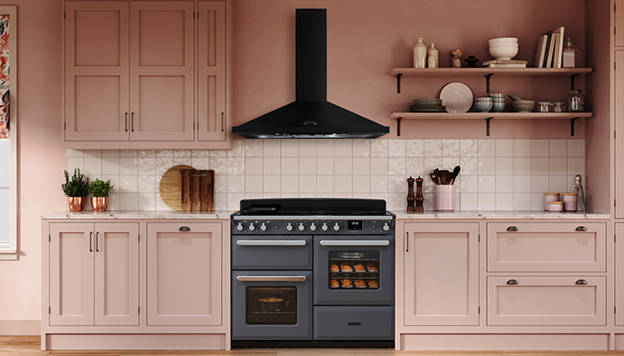 Rangemaster’s ‘new traditional’ Estel Deluxe 110cm induction range cooker in Slate