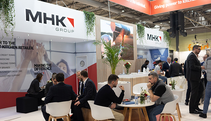 The MHK-UK stand at KBB Birmingham