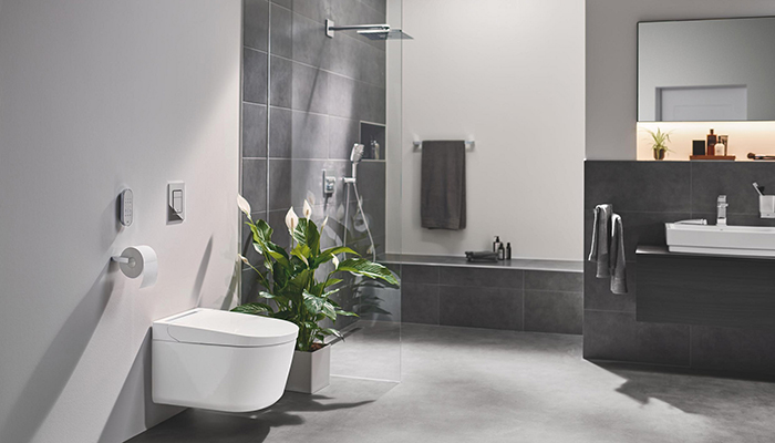 Grohe’s new Sensia Pro offers innovative features like adjustable water temperature, twin sprays, and integrated drying functions, all at a competitive price point with a hassle-free mounting process for installers