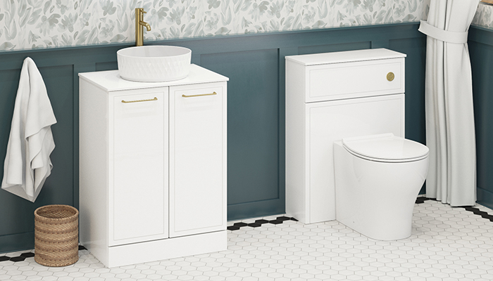  Sonar offers a contemporary twist on the classic Shaker design, and can be further personalised with sit-on or countertop ceramic basins