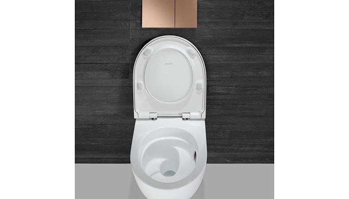 Geberit's wall-hung Acanto WC with TurboFlush
