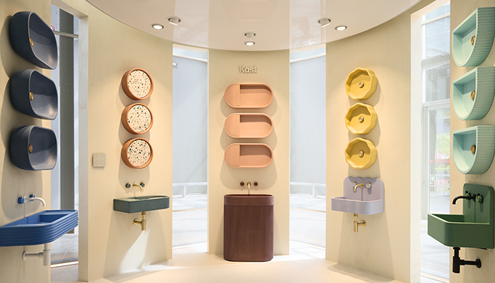 Kast’s display at Salone del Mobile in Milan in April