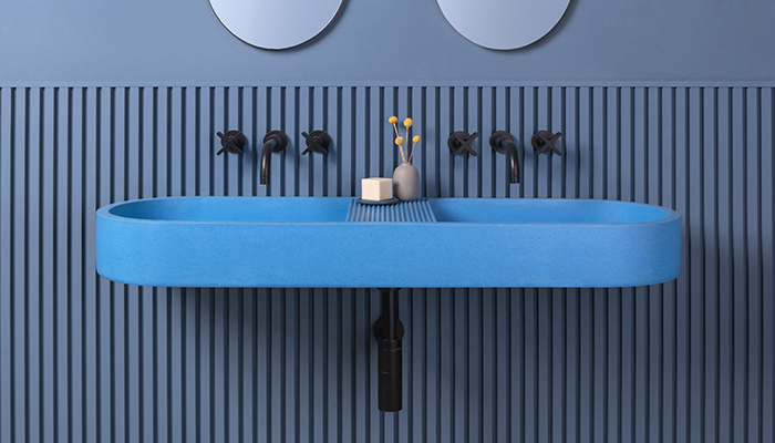 Aura double basin in Blue