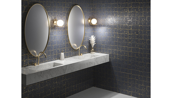 Abstra Blue Tiles by Cerámicas Aparici
