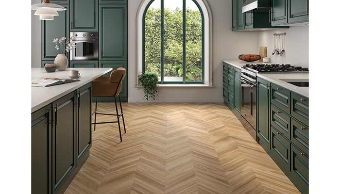 Gironde Chevron Tiles by Halcon Cerámicas