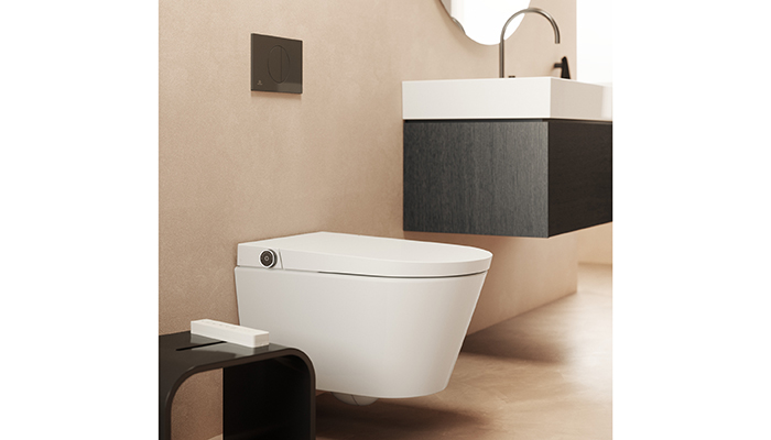 Marking Ideal Standard’s first foray into the shower toilet market, i.life E was unveiled at ISH in March. It features a selection of functions including four spray modes and a descaling programme to prevent limescale build up