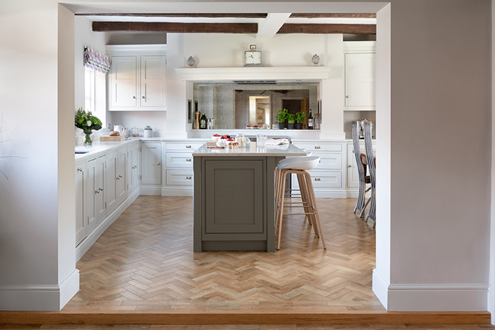 Timelessly modern kitchen conversion topped off with CRL Stone