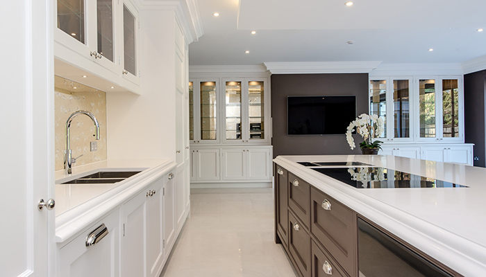 Polar White strikes the right balance for a timeless kitchen design