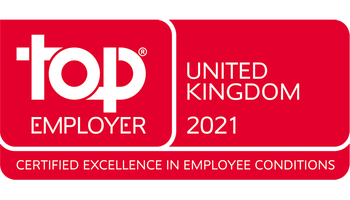 Whirlpool certified as Top Employer in UK and Europe for 2021