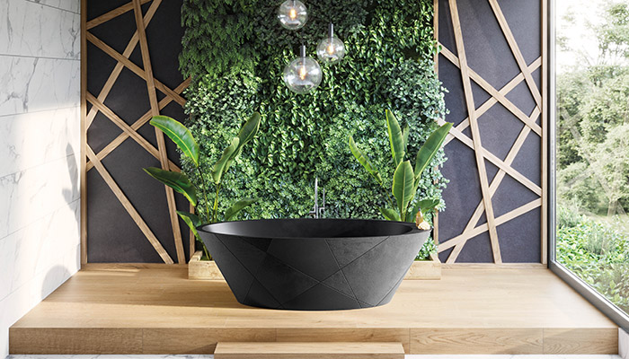 Acquabella unveils freestanding Opal Quiz bathtub