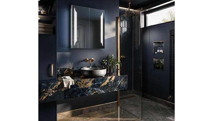 HiB unveils new LED Bluetooth speaker mirrored cabinet