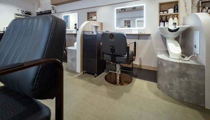 Bathroom Origins specified by Idol Hair for salon redesign