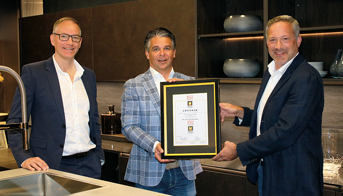 Pronorm presented with 'Golden M' quality certification