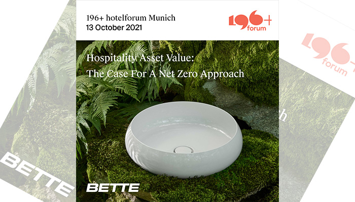 Bette creates panel for sustainability discussion at 196+ hotelforum