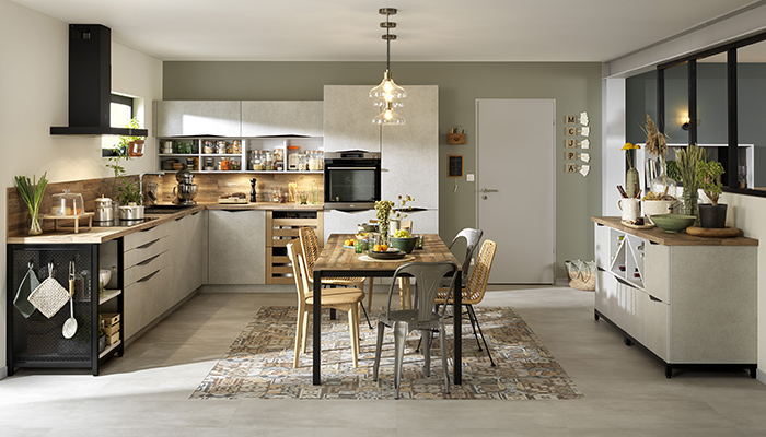 Schmidt unveils new zero-waste kitchen featuring recycled cabinets