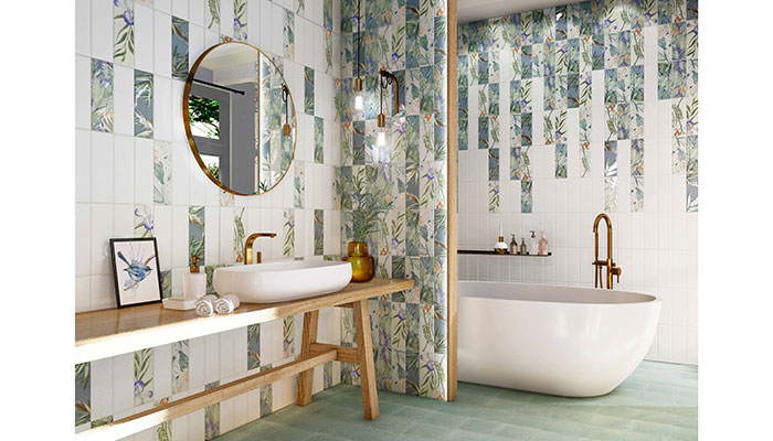 5 eye-catching bathroom tile trends spotted at this year's Cersaie