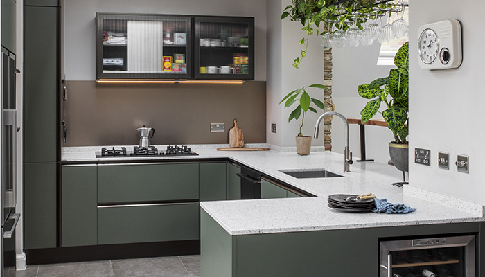 How Multiliving Scavolini Store gave a small space a cool vintage vibe