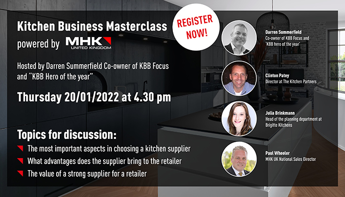MHK kicks off Kitchen Business Masterclass panel talks for retailers