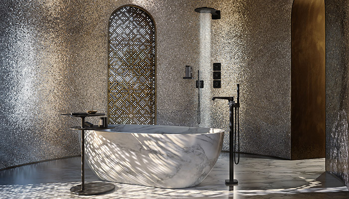 Hadi Teherani designs bathroom as part of AXOR's Distinctive project