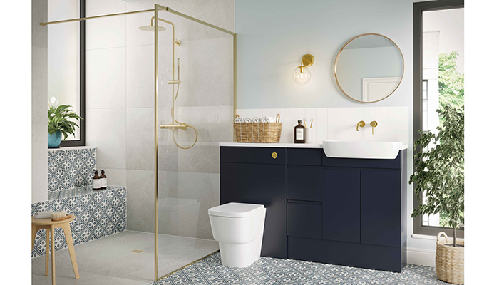 PJH adds new Indigo finish to Bathrooms to Love fitted furniture range