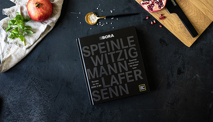 Bora celebrates new Bora X BO steam oven with designated cookbook