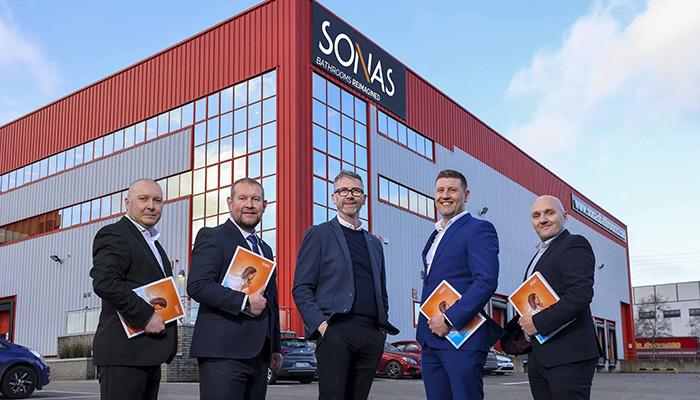 Ireland's largest bathroom brand Sonas Bathrooms launches in UK