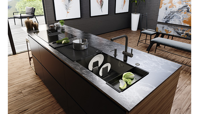 Franke reveals new Mythos Masterpiece metallic sink collection