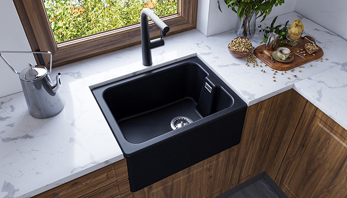 The 1810 Company launches new Maya quartz granite Belfast sink