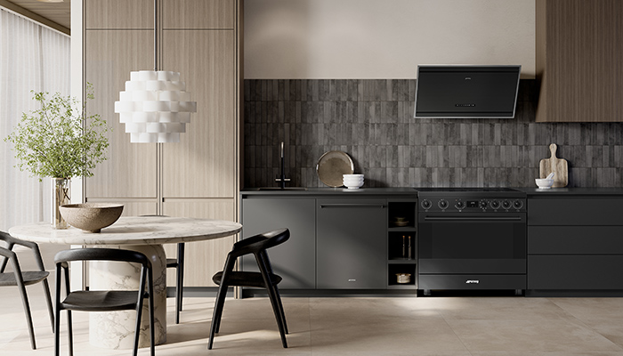 Effortless Elegance with Smeg’s Matte Black Range Cooker