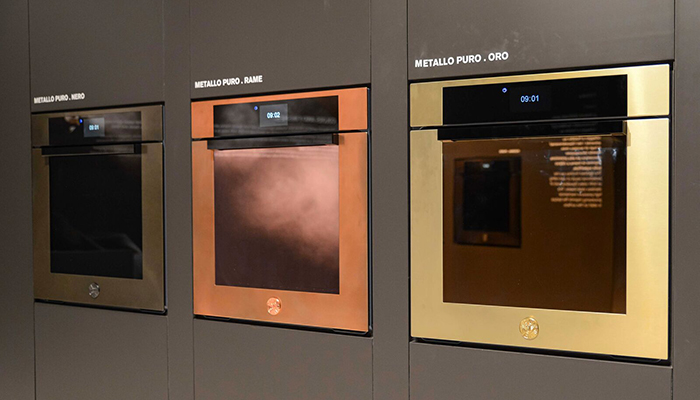 Bertazzoni unveils ‘world-unique’ finishes at Salone Del Mobile