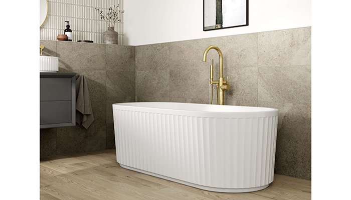 Bathrooms to Love by PJH adds texture with new fluted bath