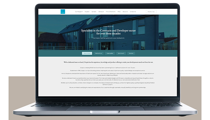 Utopia launches updated contracts division web content