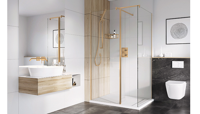 Roman introduces Brushed Bronze finish to Select Wetrooms