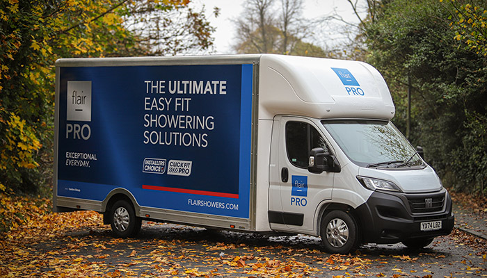 Flair mobile showroom takes shower solutions directly to the trade
