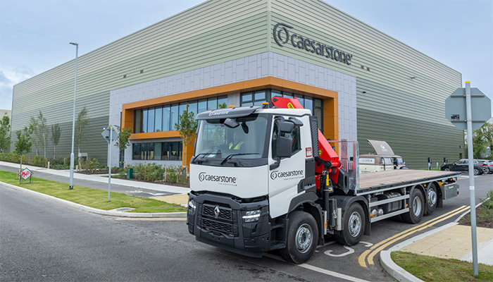 Caesarstone UK & ROI announces expanded transport solution