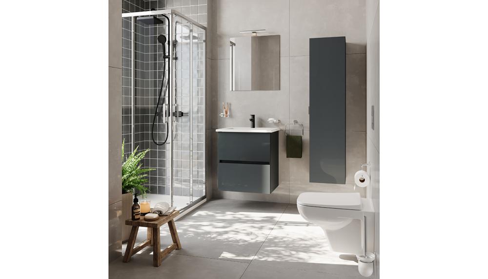 S20 Square in high-gloss Anthracite