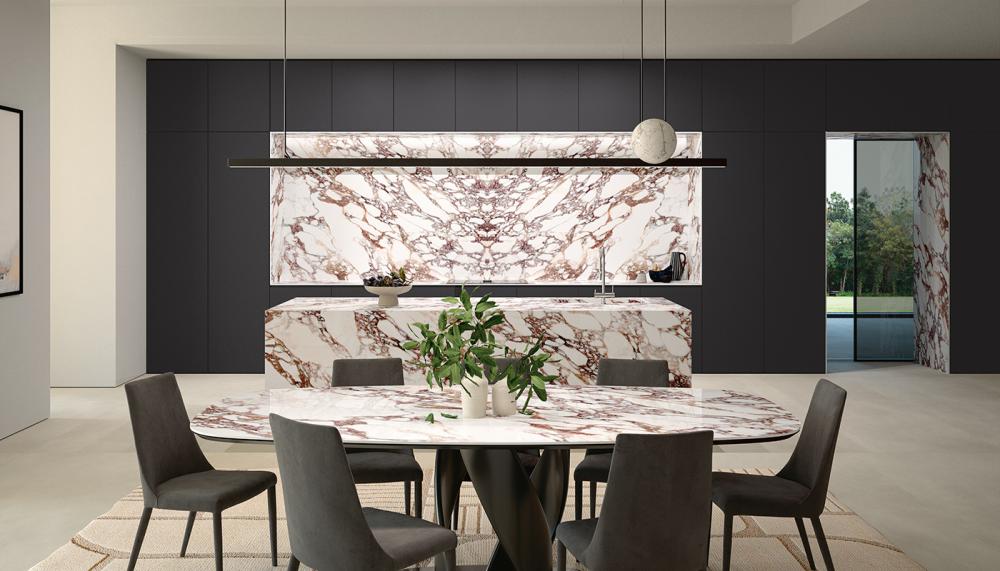 Laminam's Calacatta Viola