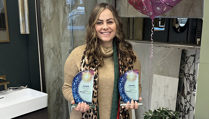 Two of designer Daniella Fantini-Griffiths’ designs were recognised at last year’s KBBFocus Awards as The Tap End won in the Bathroom Design and Installed Project of the Year categories