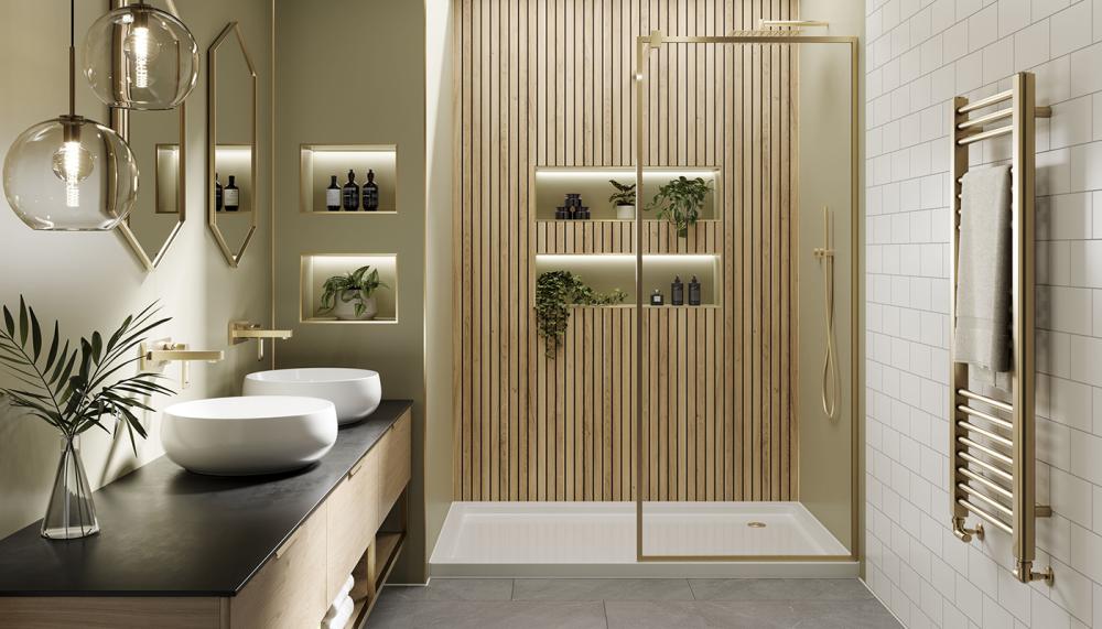 Naturepanel in Bleached Cuneo Oak Wood Slat panels, Grant Westfield