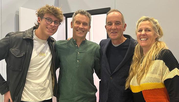 The Ravenscrofts with Kevin McCloud